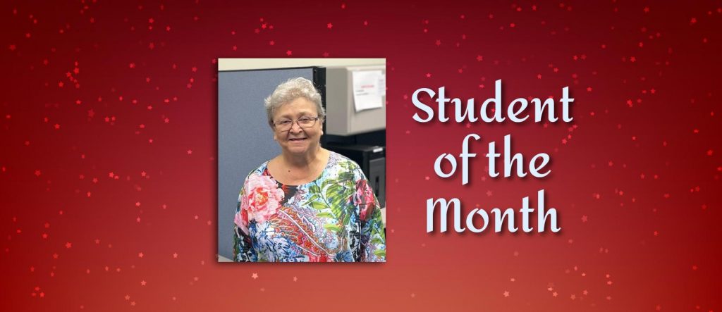 Student of the Month Carol