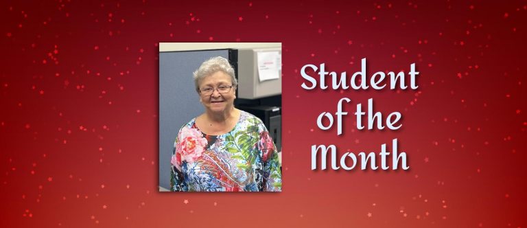 Student of the Month: Carol.