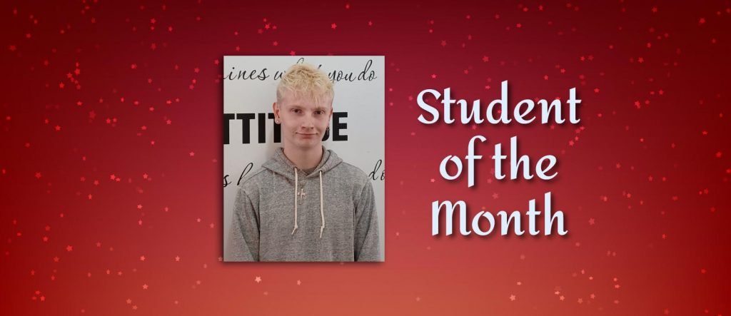 Student of the Month Eric L