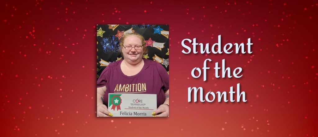 Student of the Month Felicia