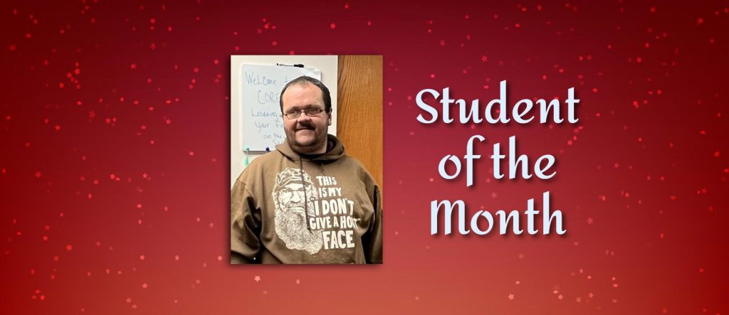 Student of the Month Robert B